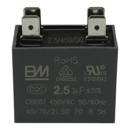 Capacitor Motor 2,5uF 450VAC 202401190019 Midea