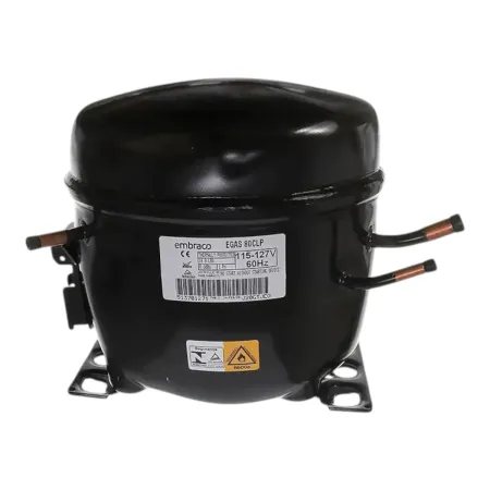 Compressor Embraco EGAS 80CLP 1/4 HP R600A 127V W10388219 Brastemp Consul