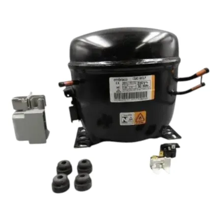 Compressor Embraco EGAS 80CLP 1/4 HP R600A 220V W10388222 Brastemp Consul