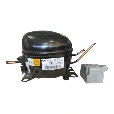 Compressor Embraco EM2P 70CLP 1/5 HP R600A 127V W11422774 Brastemp Consul