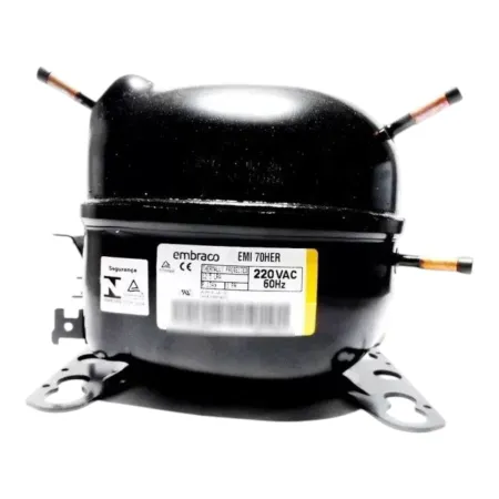 Compressor Embraco EMI 70HER 1/5 HP R134A 220V W10393810 W11177759 Brastemp Consul