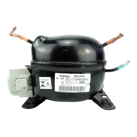 Compressor Embraco EMIS 20HHR 1/12 HP R134A 127V W11157034 326039317 W10393797 Brastemp Consul