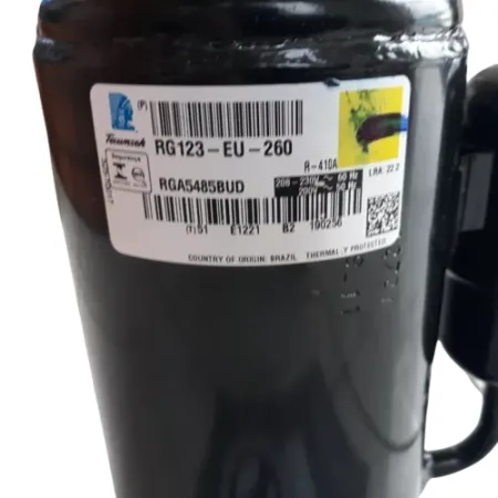Compressor Rotativo 9K Btus RGA5485BUD R410A 220V 60Hz Tucumseh W10608590 Consul