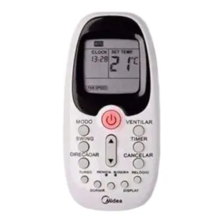 Controle Remoto Split 7K A 28K btus 06320037 / 17317000000113 Midea