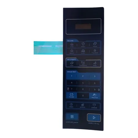 Membrana do painel de comando micro-ondas 35 L preta Springer Midea 17170000A11672