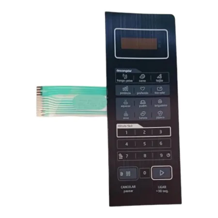 Membrana Painel de Comando Micro-ondas 127V 220V 20L 16070000B38793 Midea