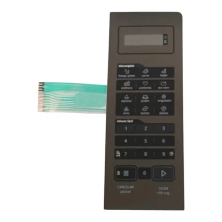 Membrana Painel de Comando Micro-ondas 127V 220V 20L 16070000B38964 Midea