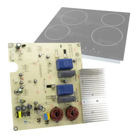 Placa de controle área esquerda cooktop 4 bocas (220 V) Midea 17166000013399