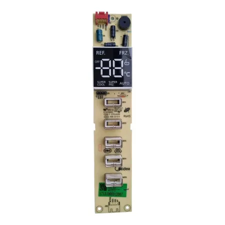 Placa Eletrônica Display Geladeira 127V 220V 482L 17131000012067 Midea