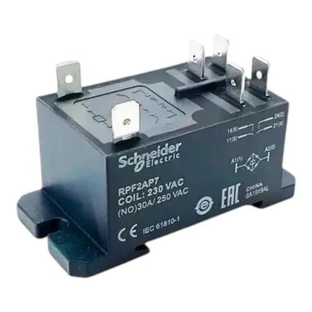 Relé RPF2AP7 230 VAC 30A / 250VAC 35419141 Midea Springer Carrier