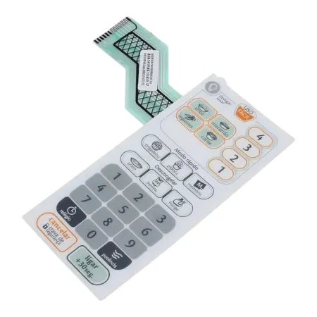 Teclado Membrana CMP25AB W10313525 Micro-ondas Brastemp Consul
