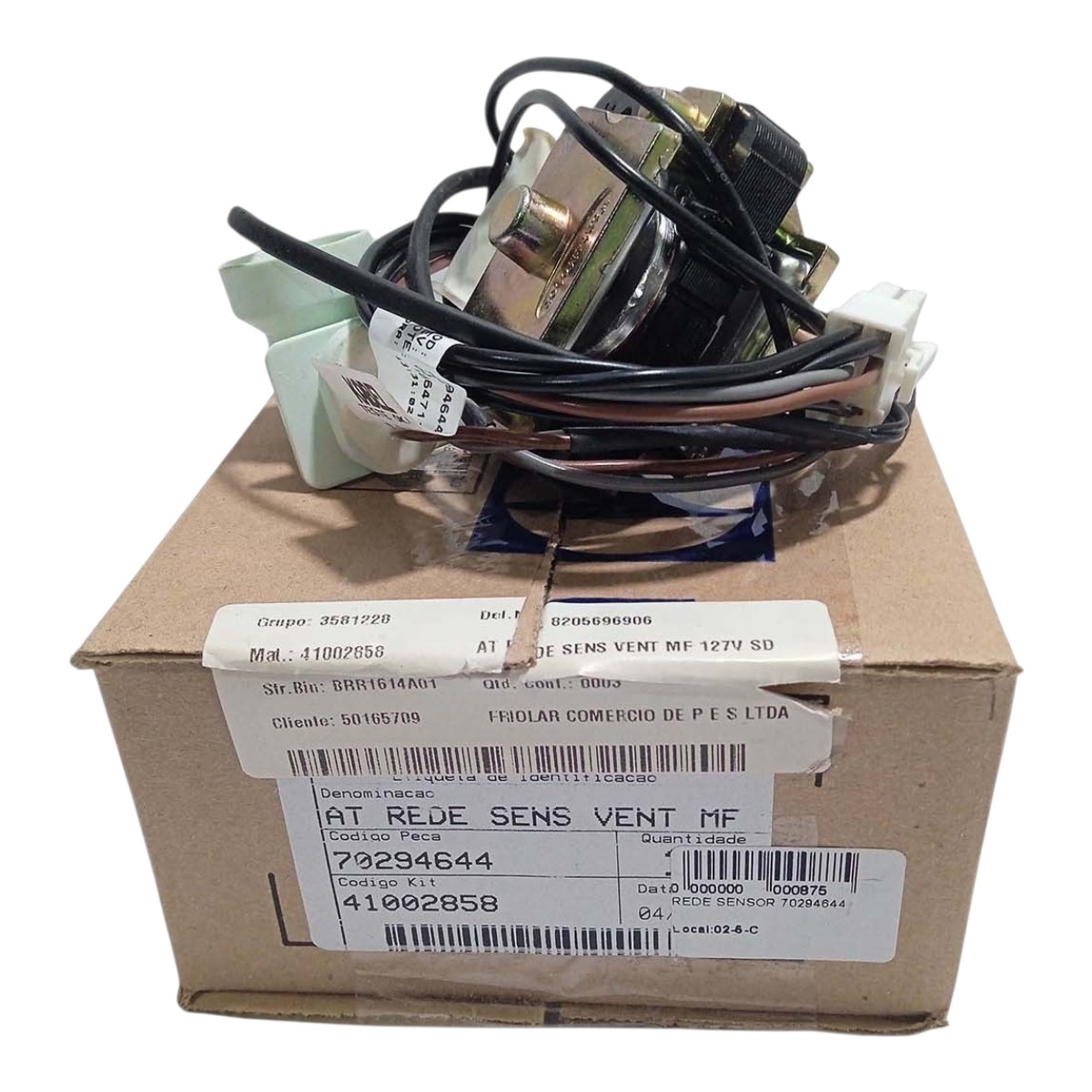 Rede Sensor/Ventilador Geladeira Electrolux 127V - DF80 DF80X DFI80 DI80X | 41002858 | A99807701