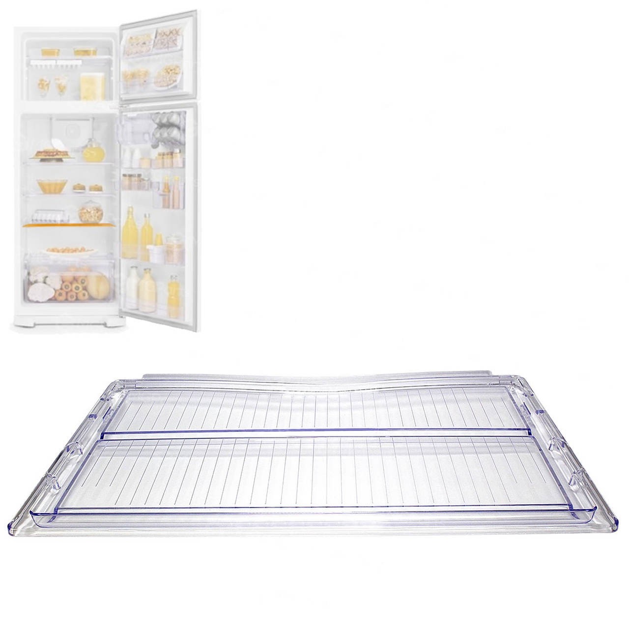 Prateleira Plástica Geladeira Electrolux - DC45 DC46 DC47 DC47G | 41001304 | A99488301