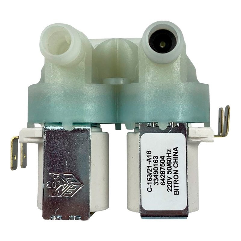 Válvula Dupla Lavadora Electrolux 220V - LB12Q LBT12 LS12Q LSW12 | 41014704 | 64287504