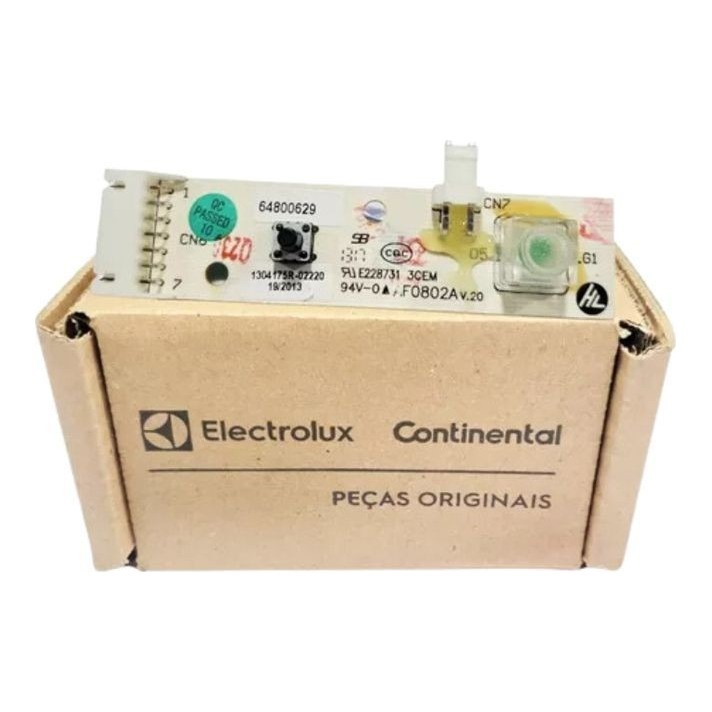 Placa Interface Lavadora Electrolux - LT60 | 41015329 | A07654901