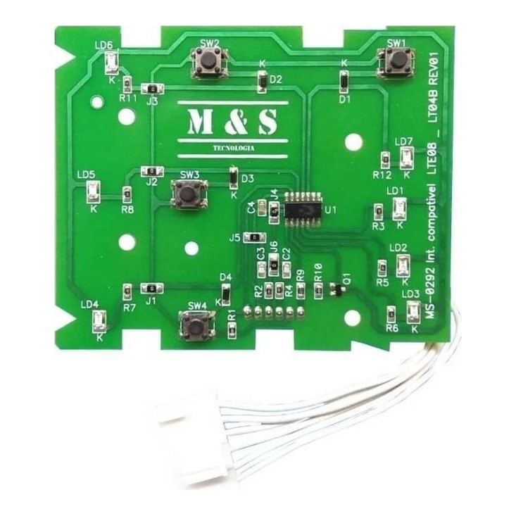 Unidade Interface Lavadora Electrolux - LTE08 | 41015800 | 64500292