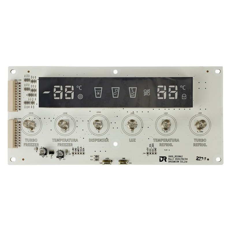 Placa Dispenser Inox Geladeira Electrolux - SH72X SS72X SS91X | 41021740 | A08397801