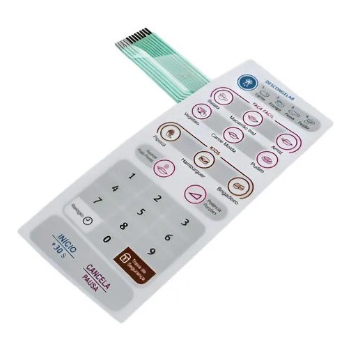 Membrana Painel Controle Micro-ondas Electrolux - MEF30 | 41025208 | 67403855