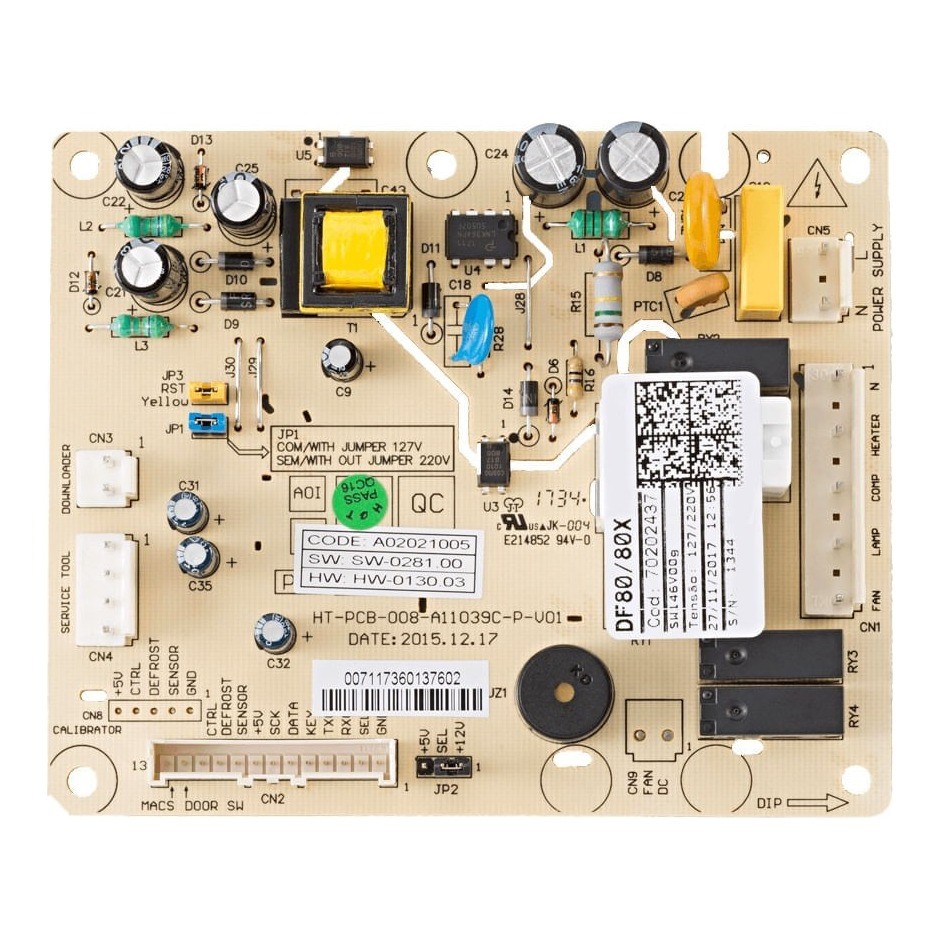Placa Potência ERF1500 Geladeira Electrolux - DF80 DF80X | 41027605 | A02021013