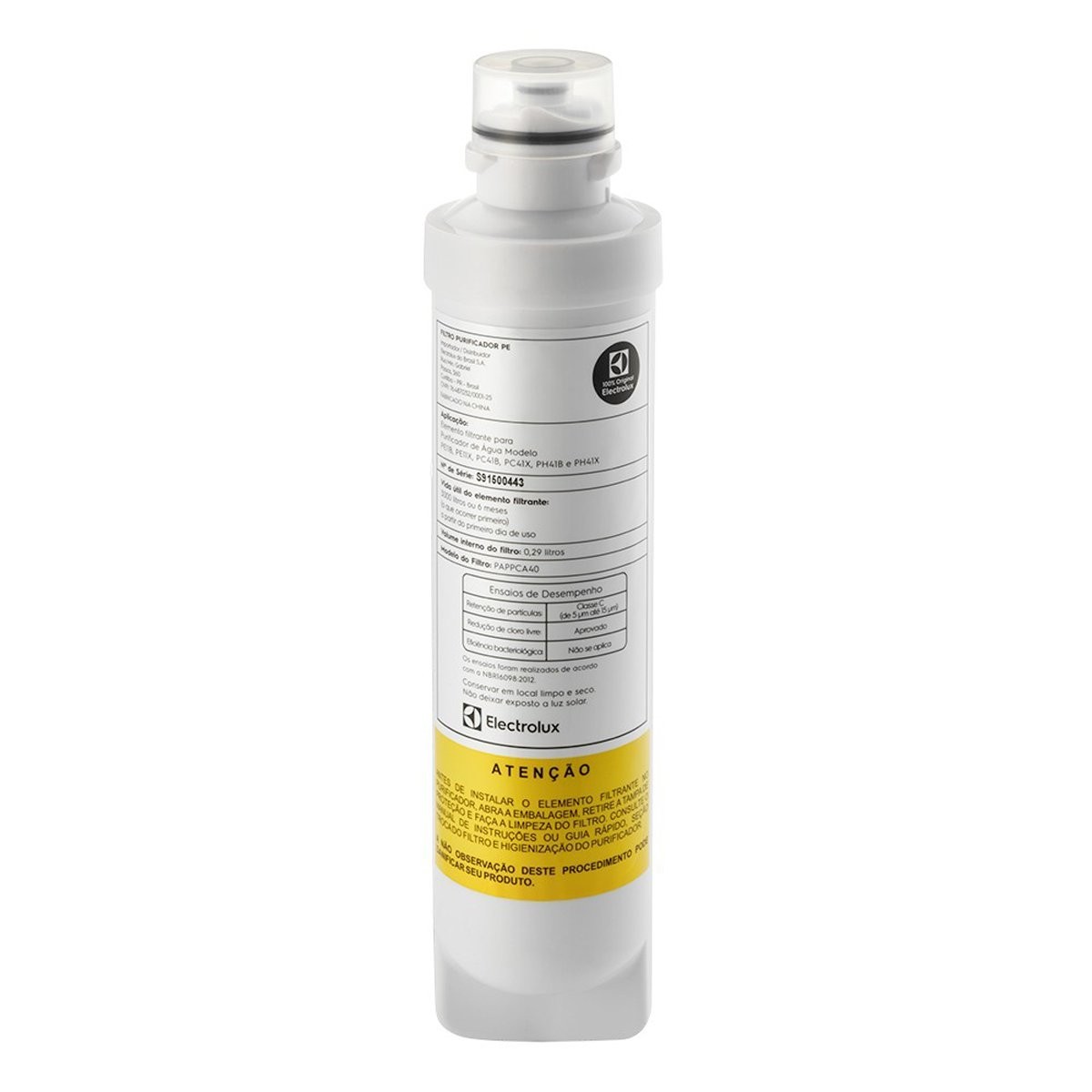 Filtro Purificador de Água Electrolux - PC41B PC41X PE11B PE11X | 41037245 | A11954301