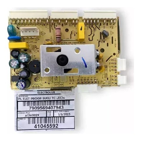 Placa Eletrônica de Programas Lavadora Electrolux - LEC14 | 41045592 | A13611029