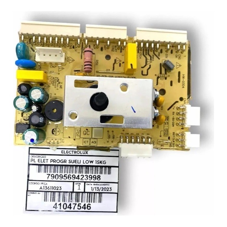 Placa Eletrônica Programas Lavadora Electrolux - LED15 | 41047546 | A13611023