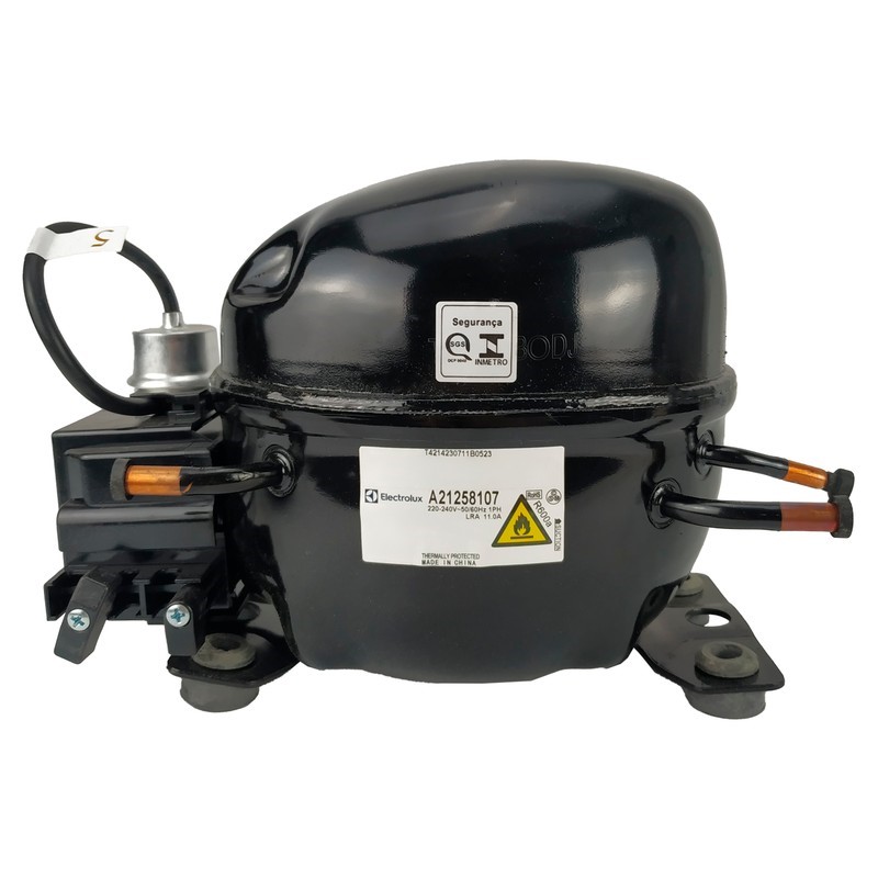 Compressor EL70C 1/5 R600A Geladeira Electrolux - DB53X DB53 TW42S TF42S | 41050035 | A21258107