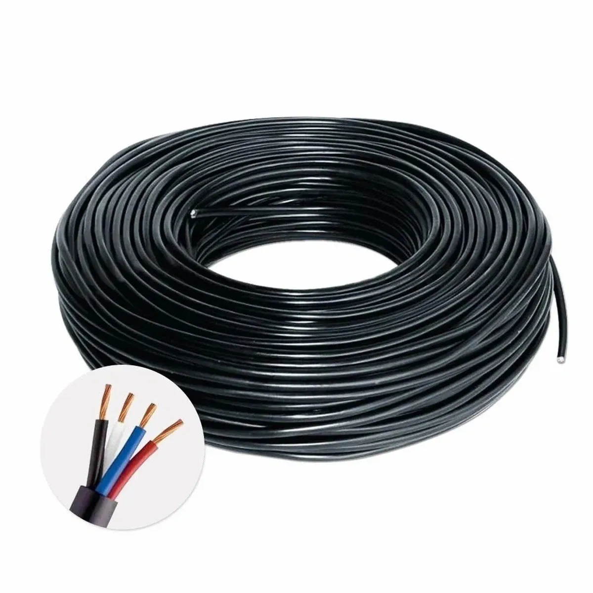 Cabo PP Flexível 4 Fios 2,5mm (Metro)