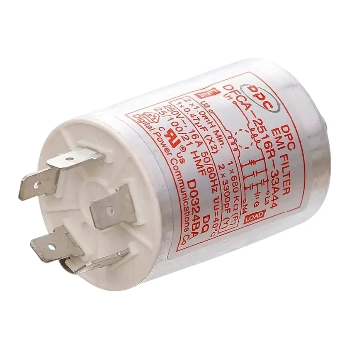 Capacitor 0,47uF 250VAC 326057673 Micro-ondas Brastemp Consul