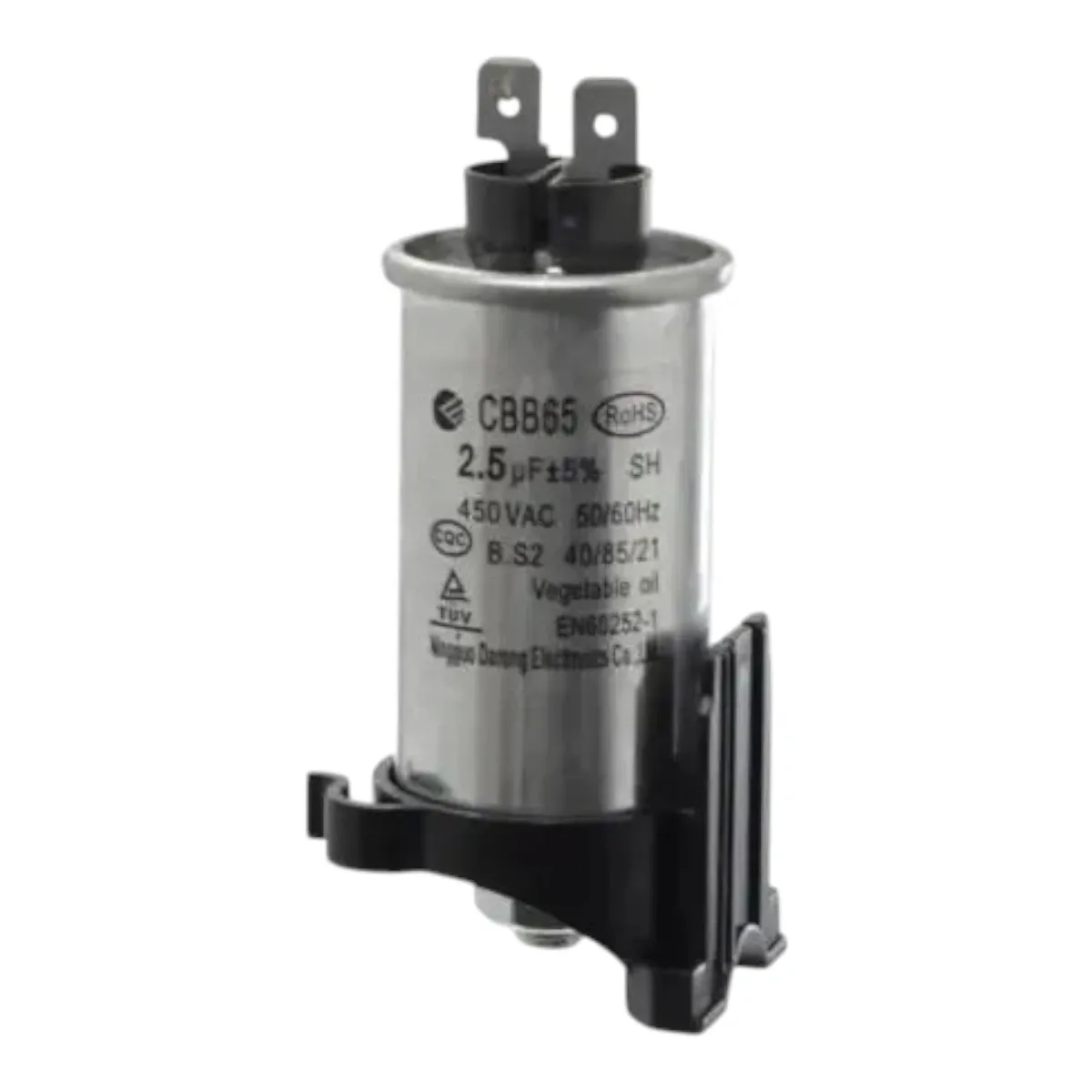 Capacitor 2,5uF 450V P2 17438100001082 Lava e Seca Midea