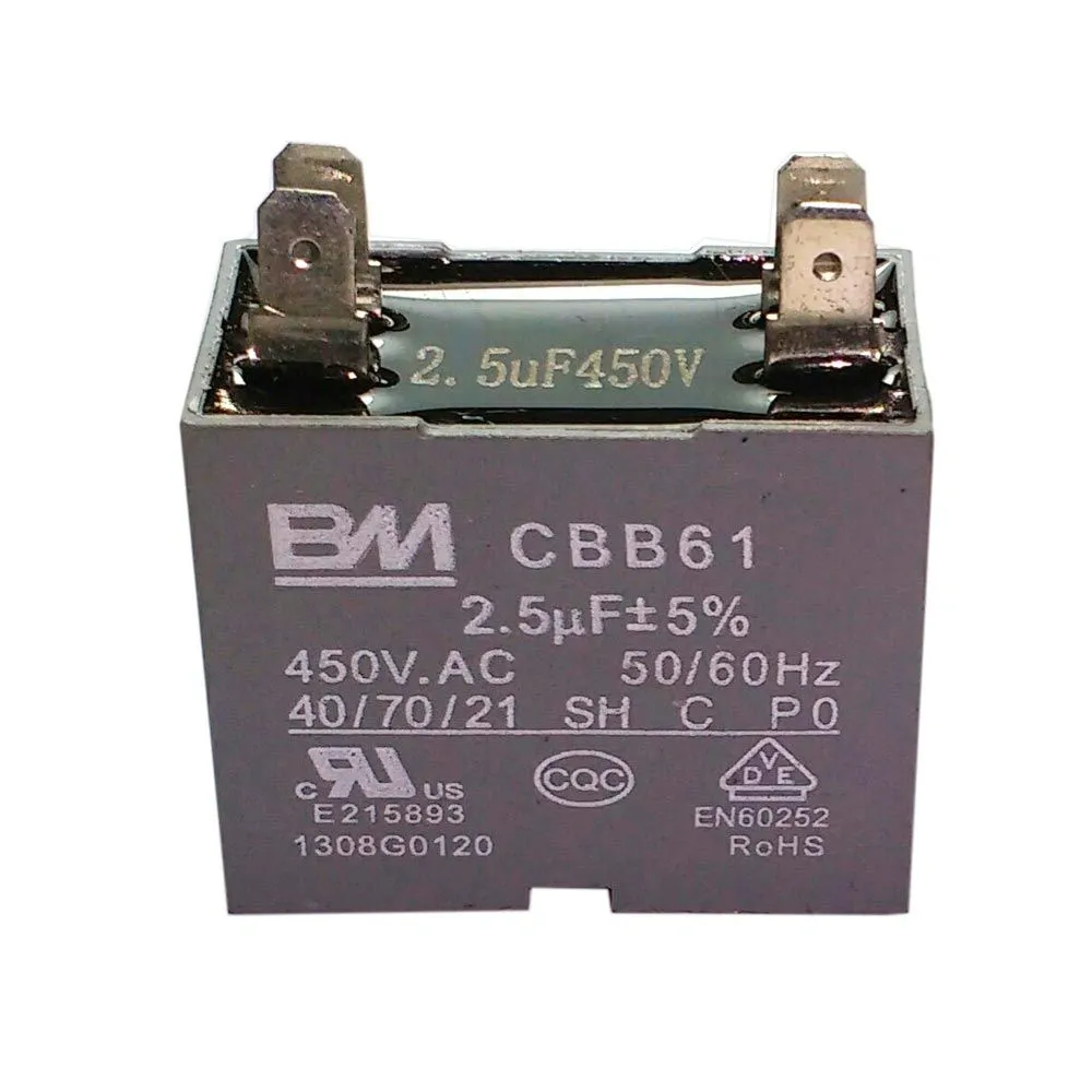 Capacitor 2.5uF 450VAC CBB61 33010026 Gree