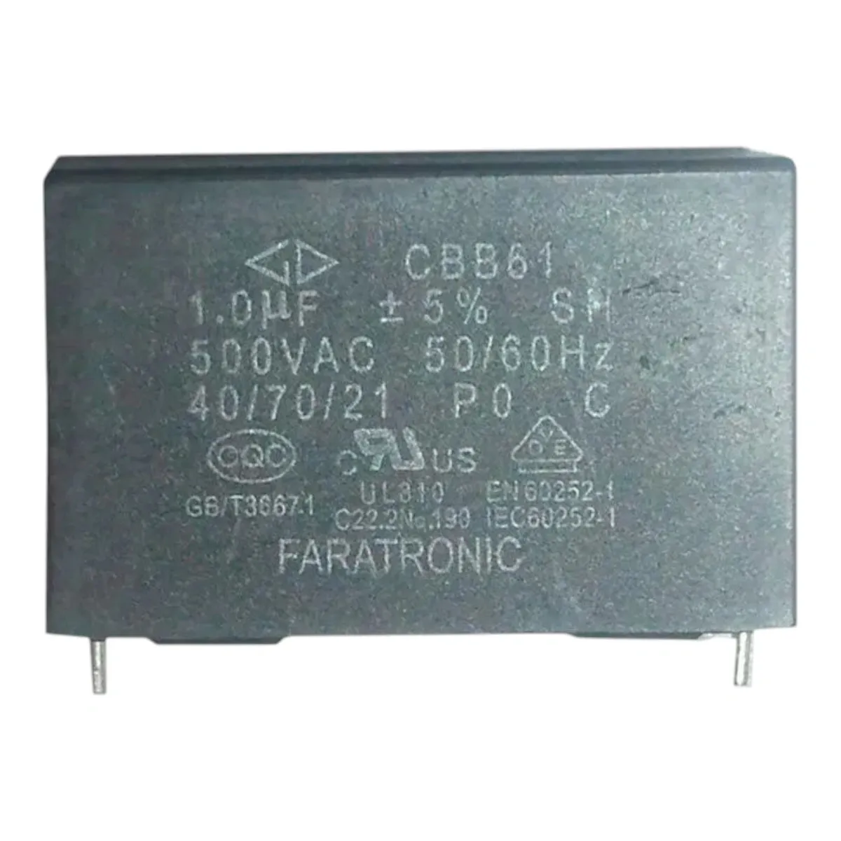 Capacitor CBB61 1uF 500VAC P/ PCI 33010002 Gree