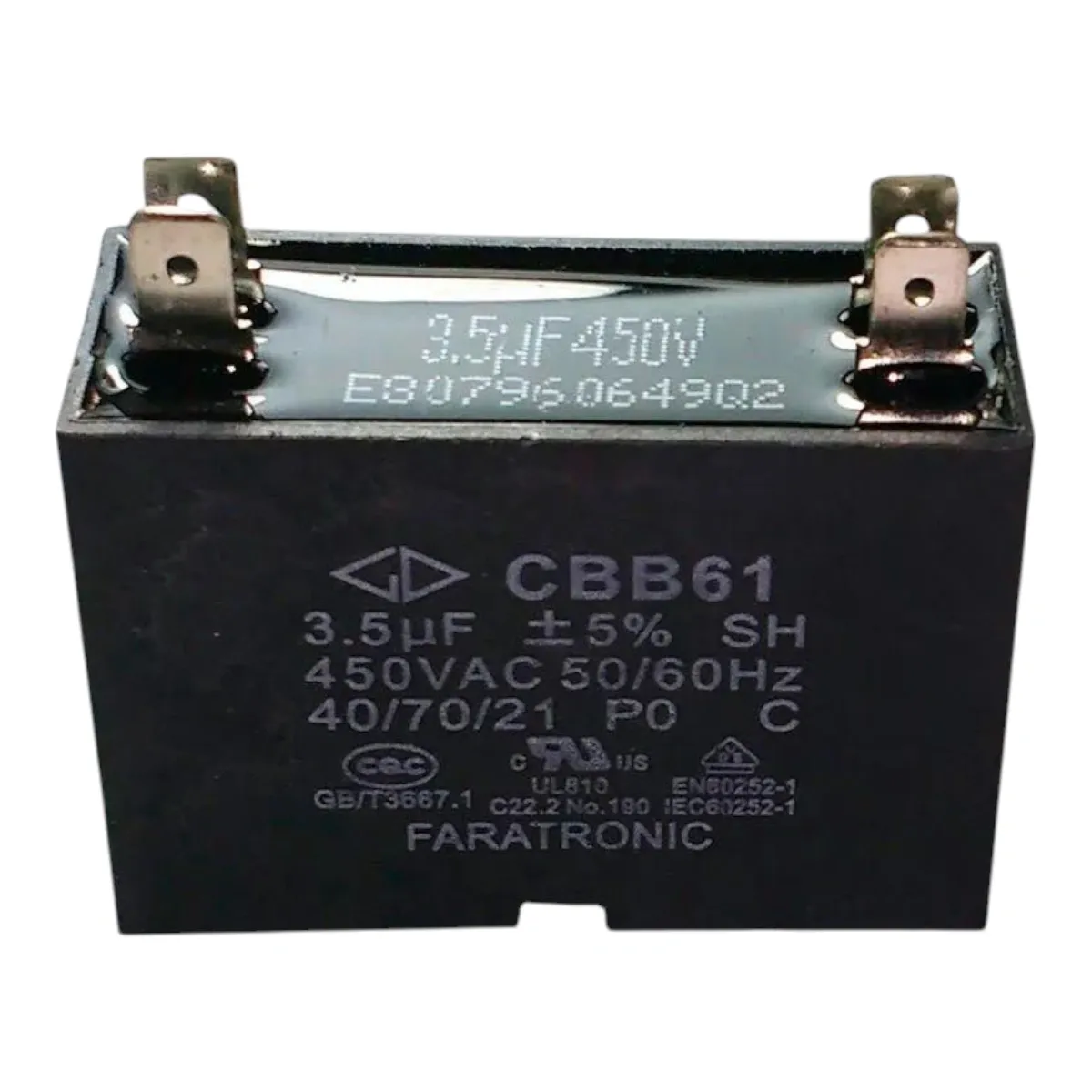 Capacitor CBB61 3,5uF 450VAC CBB61 33010010 Gree