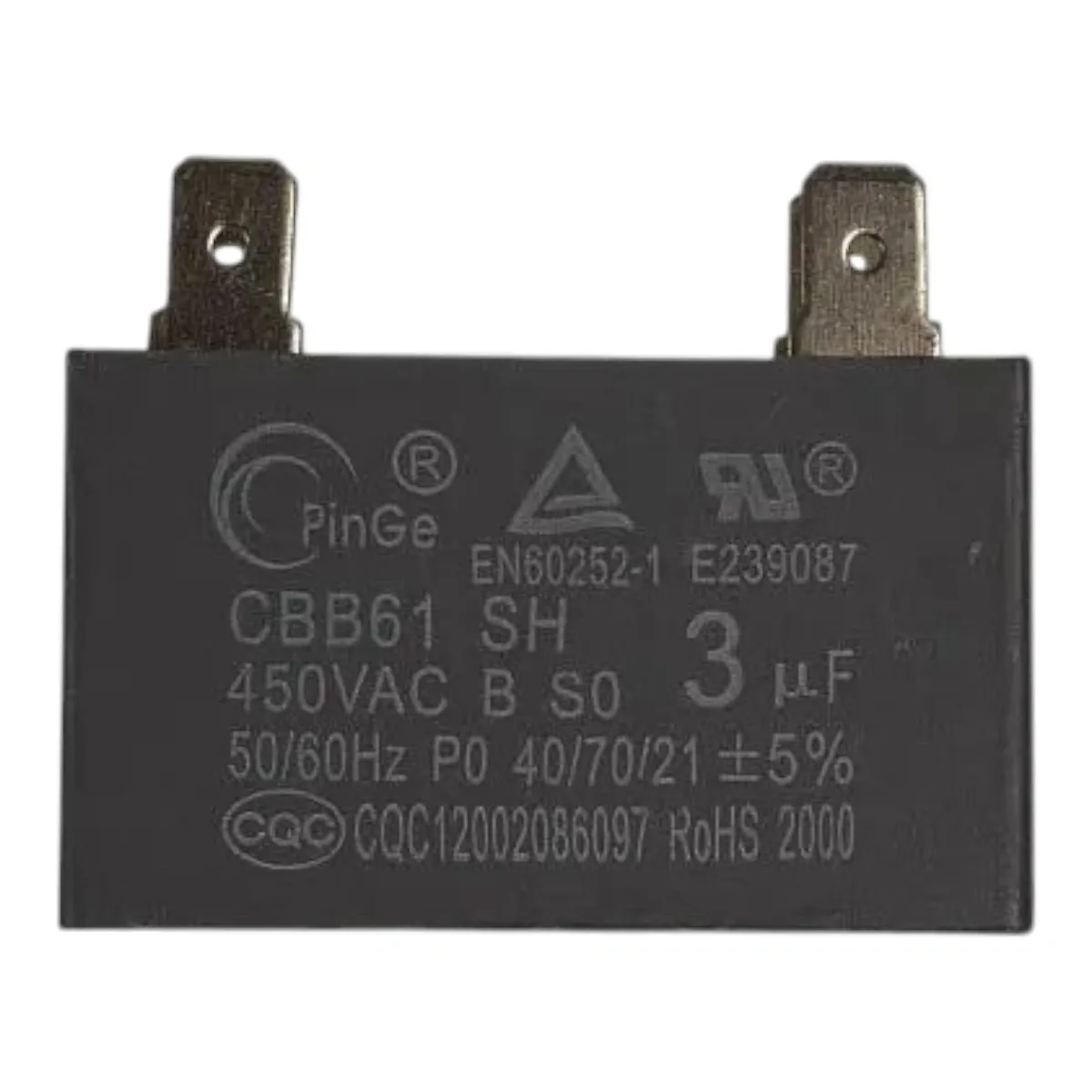 Capacitor CBB61 3uf 450v 202401100353 Midea Springer Carrier
