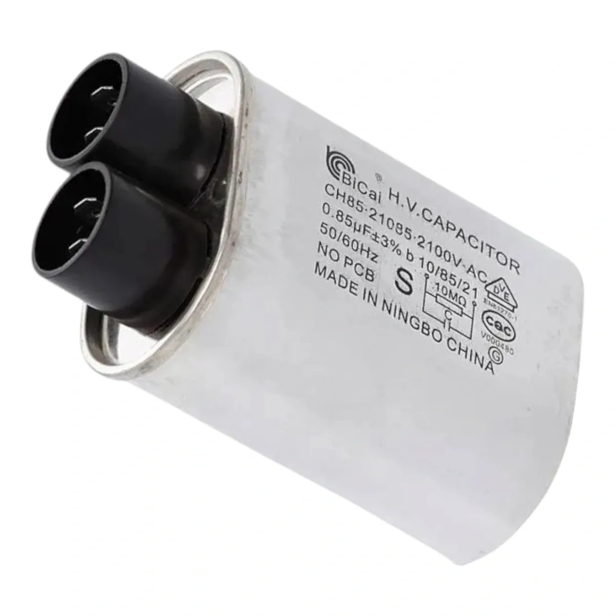 Capacitor CH85 0.85uF 2100VAC W10313535 Micro-ondas Brastemp Consul