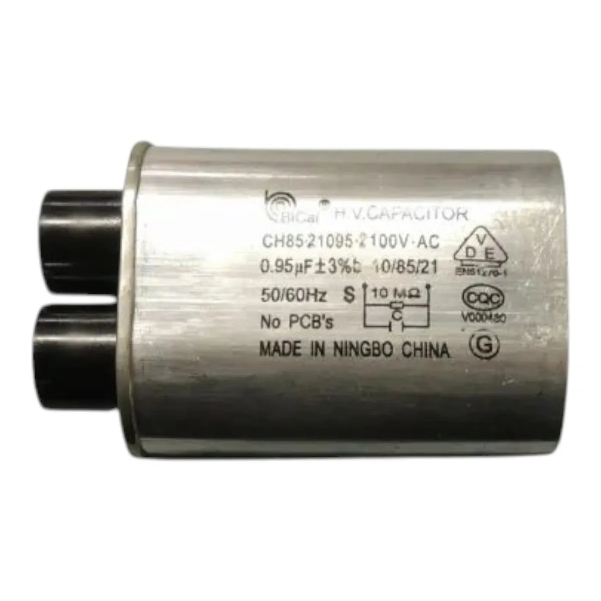 Capacitor CH85 0,95uF 2100V Micro-ondas Midea ( VERIFICAR SUBSTITUTA 17470000000695)