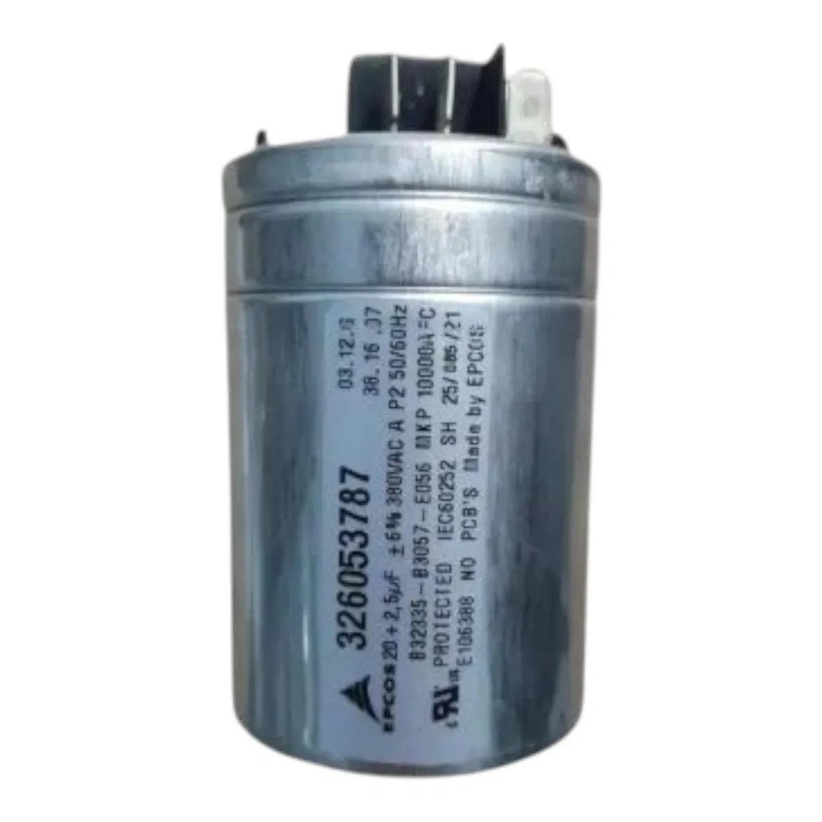 Capacitor Duplo 20+2,5uF 380VAC 326053787 Consul