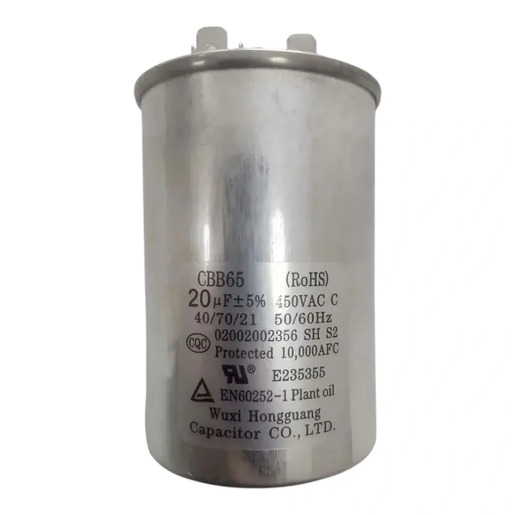 Capacitor Duplo 20+2uF 450VAC W10476705 Consul
