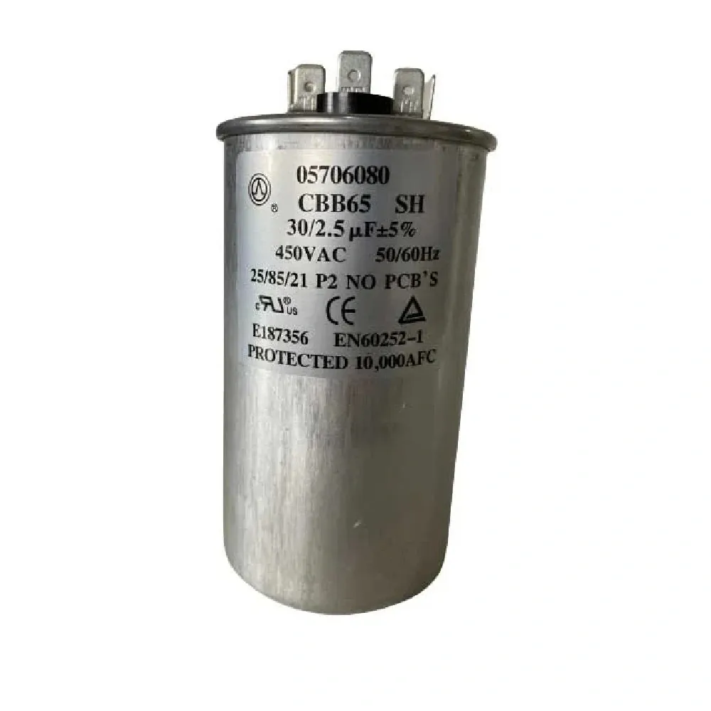 Capacitor Duplo 30+2,5uF 450VAC P2 05706080 Midea Springer Carrier