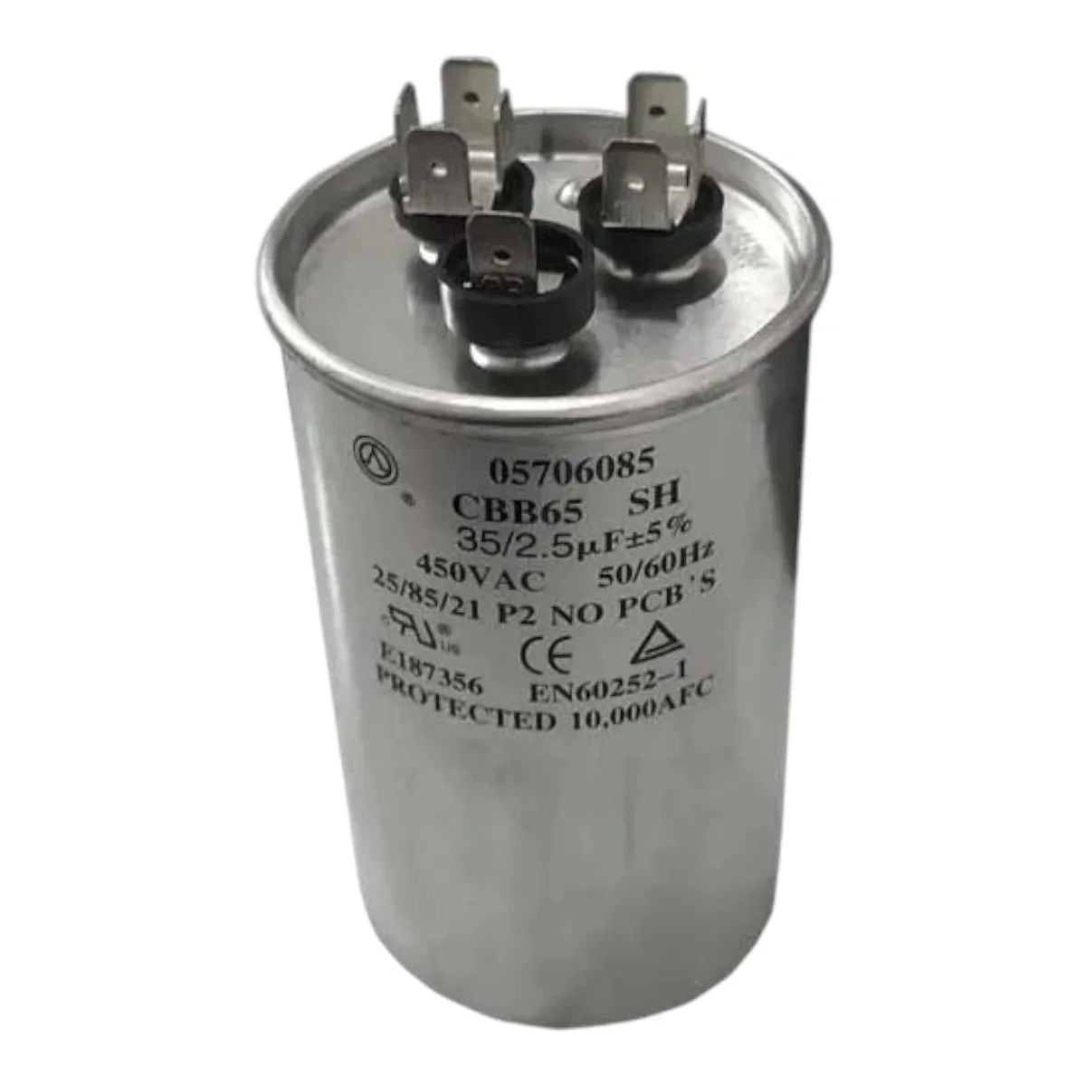Capacitor Duplo 35+2,5uF 450VAC 05706085 Midea Springer Carrier