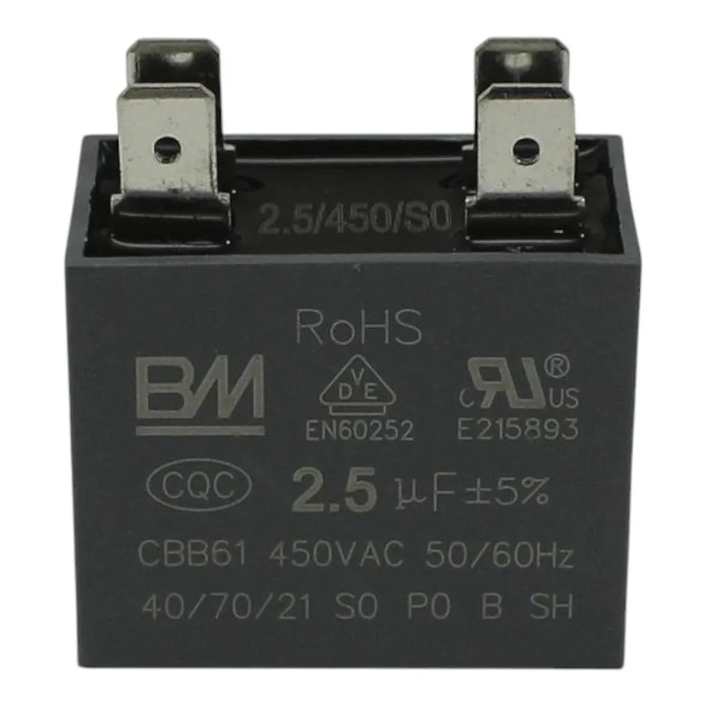 Capacitor Motor 2,5uF 450VAC 202401190019 Midea