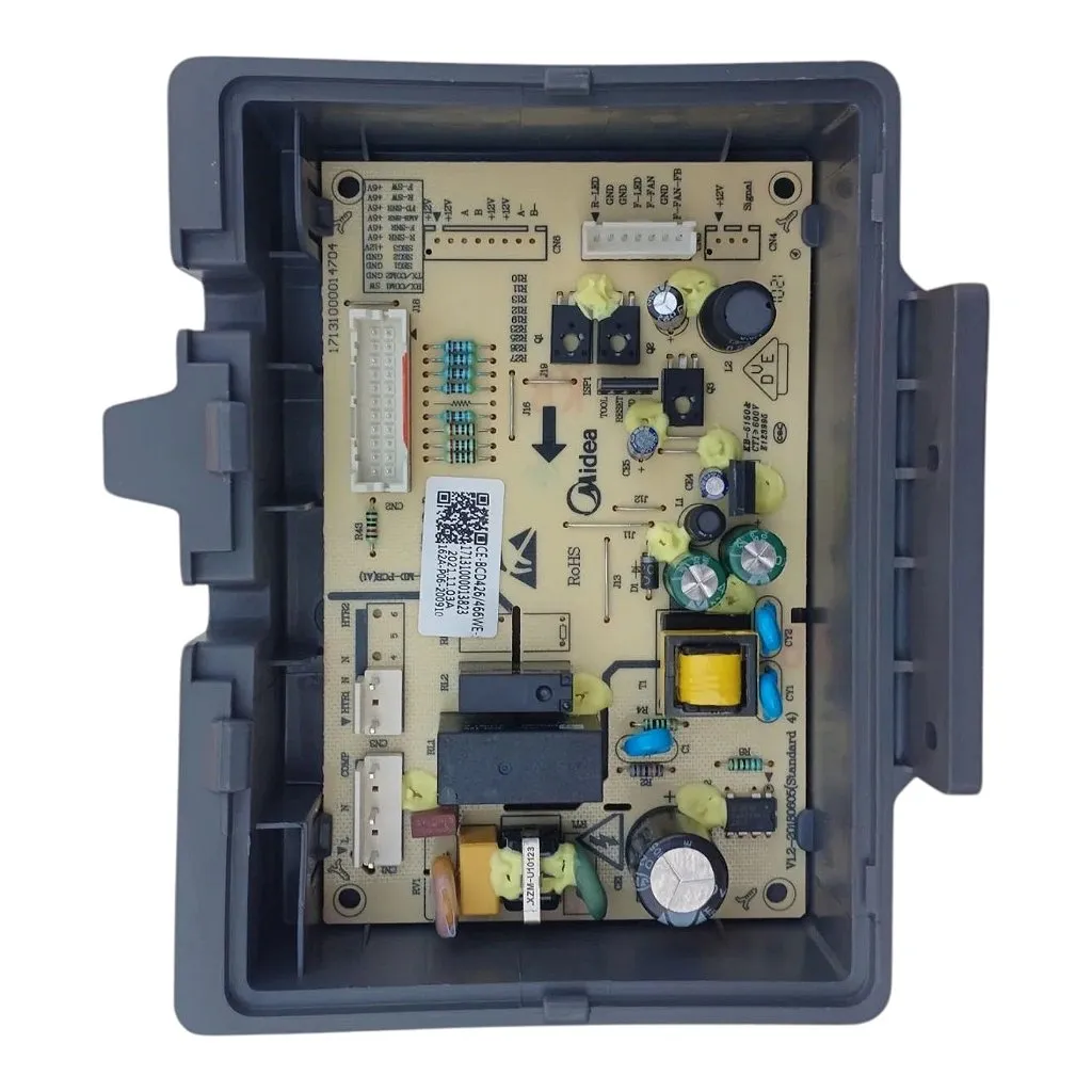 Cj. Placa Eletrônica C/ Suporte Geladeira 127V 220V 345L 480L 12131000081128 Midea