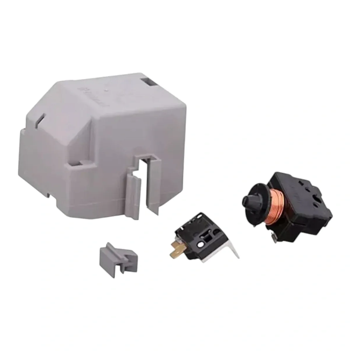 CJ. Relé Partida CRT FFV7,5HAK / FFU70 / EG75HLR115 127V com Protetor Termico 326039081 326039410 Brastemp Consul