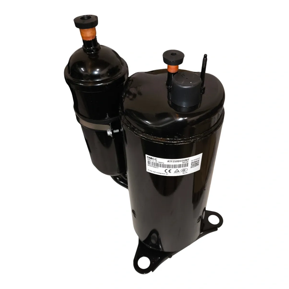 Compressor ATF250D22UMT Inverter R410A GMCC 11103020A00196 Midea Springer ( VERIFICAR SUBSTITUTA 11103020000319)