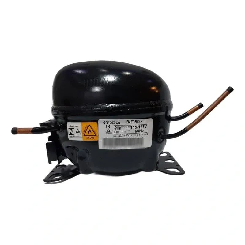 Compressor Embraco EM2T 60CLP 1/6 HP R600A 127V W11516476 Brastemp Consul