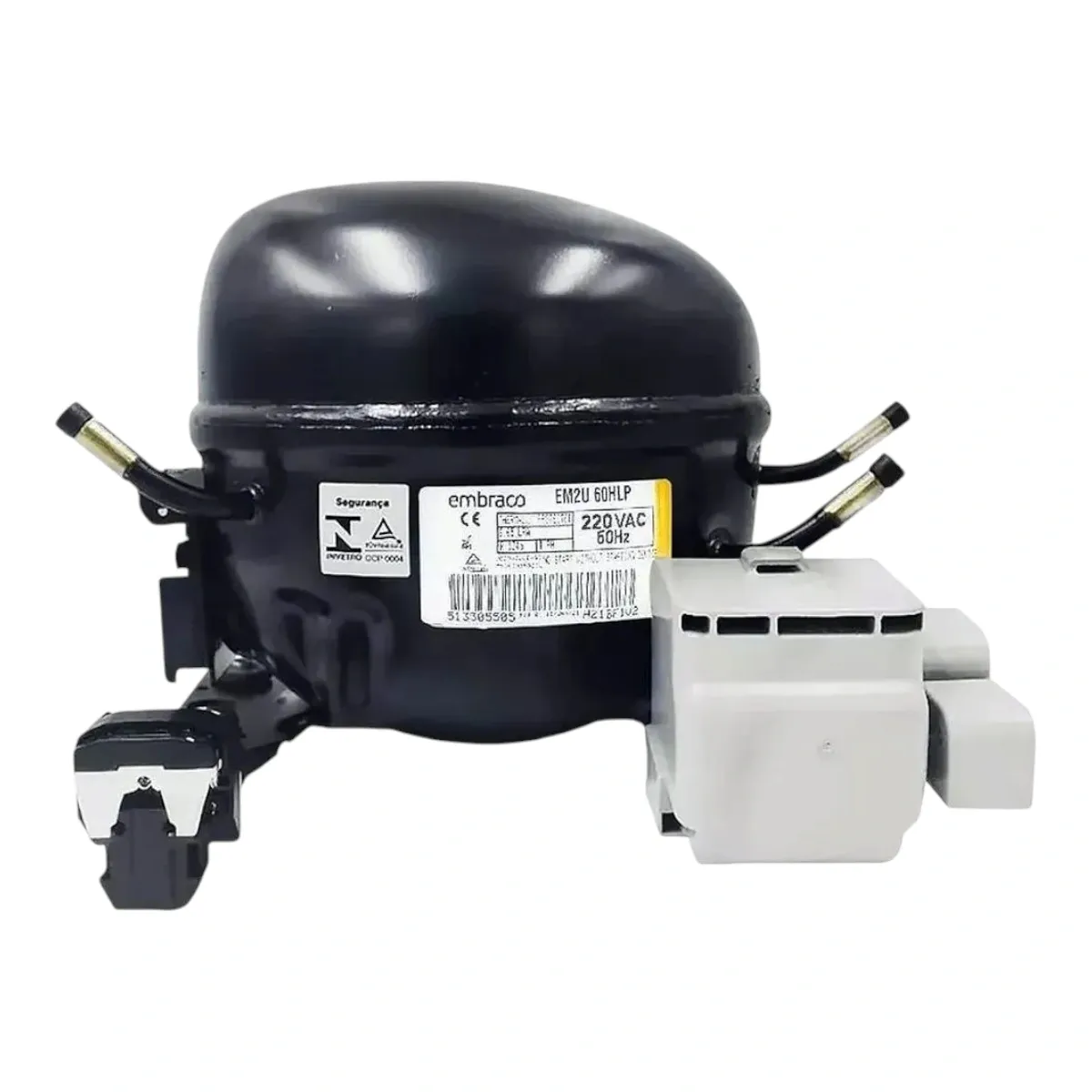 Compressor Embraco EM2U 60HLP 1/6 HP R134A 220V W10799397 W10179074 W10179079 326067785 Brastemp Consul