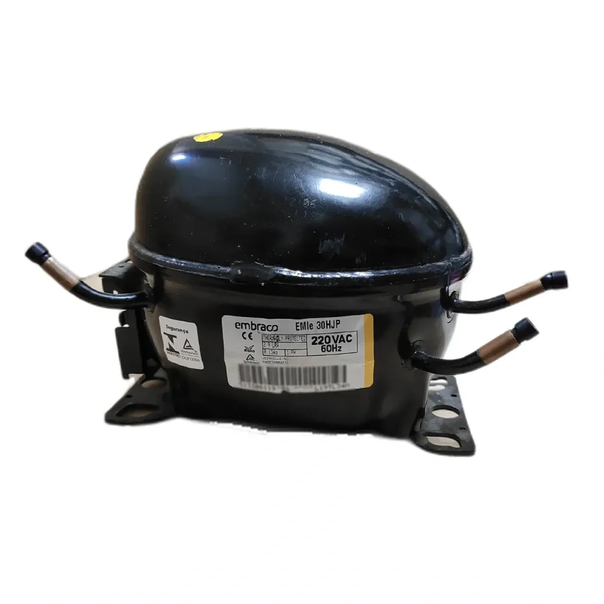Compressor Embraco EMIE 30HJP 1/10 HP R134A 220V W10233770 004227034 Brastemp Consul