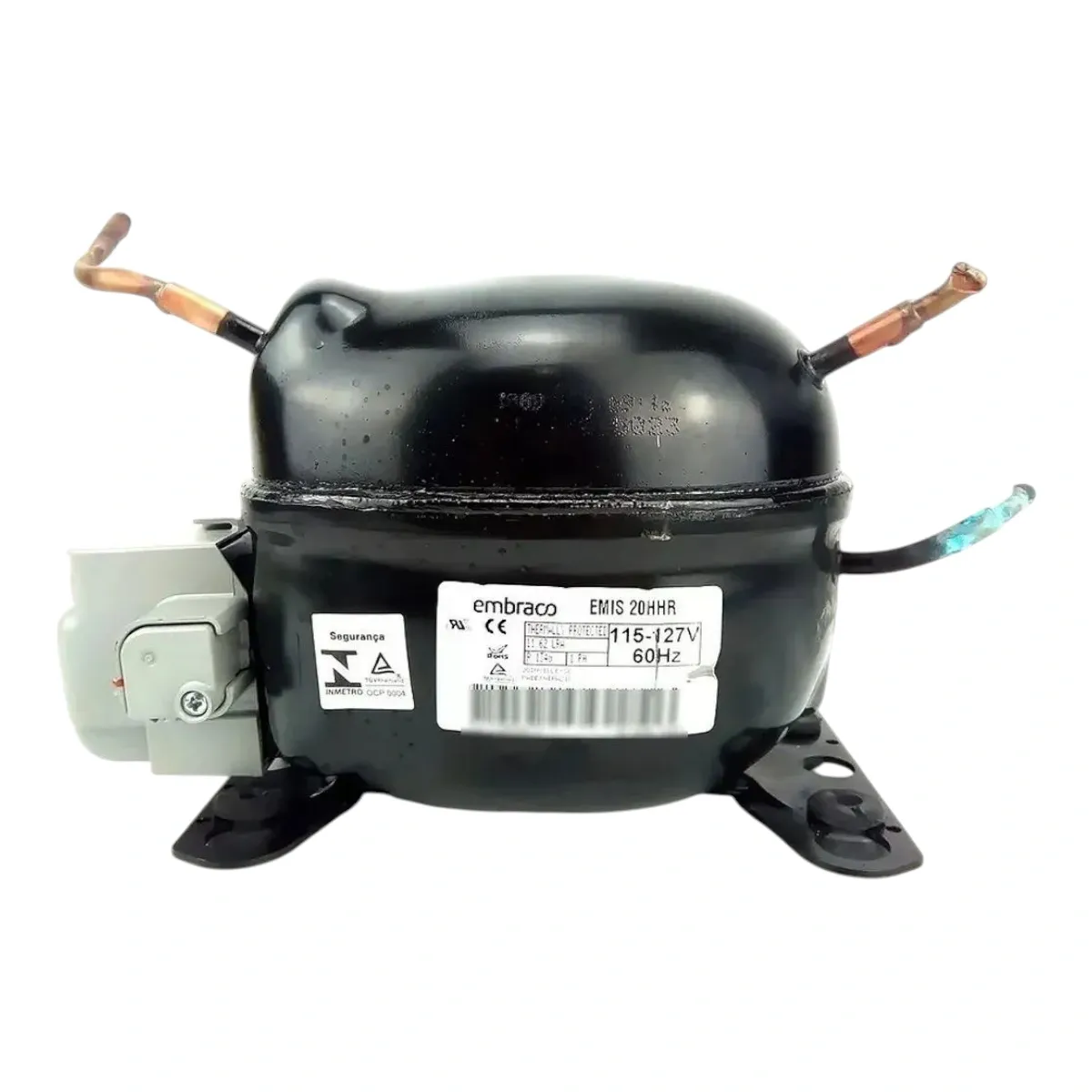 Compressor Embraco EMIS 20HHR 1/12 HP R134A 127V W11157034 326039317 W10393797 Brastemp Consul