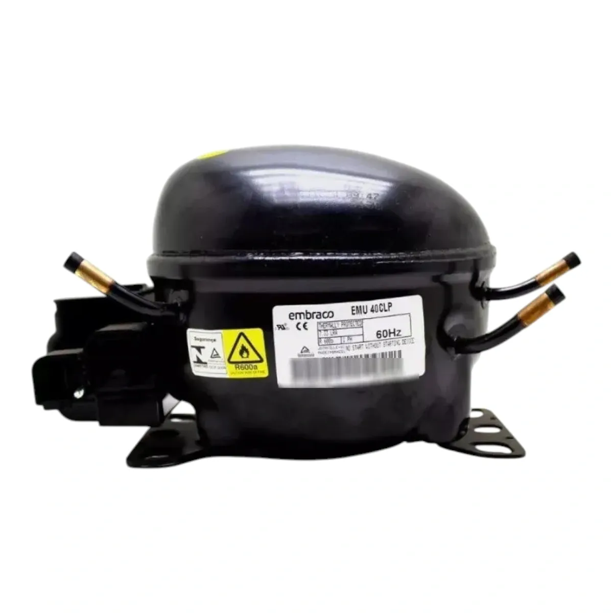 Compressor Embraco EMU 40CLP 1/8 HP R600A 220V 326072970 Brastemp Consul