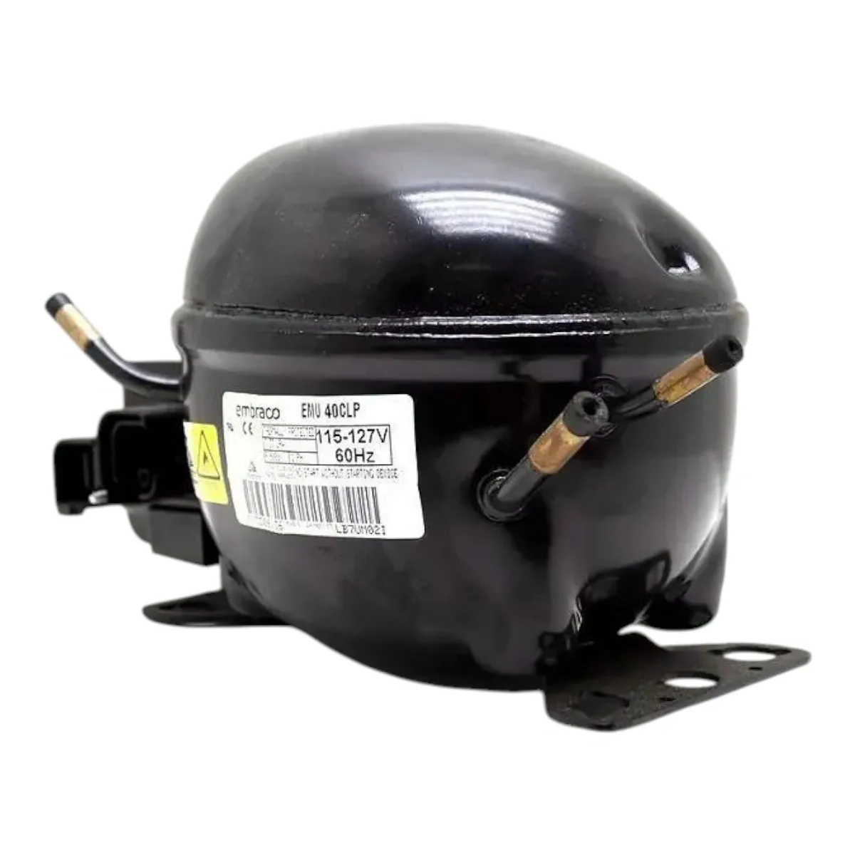 Compressor Embraco EMUE 40CLP 1/8 HP R600A 127V W11554545 Brastemp Consul